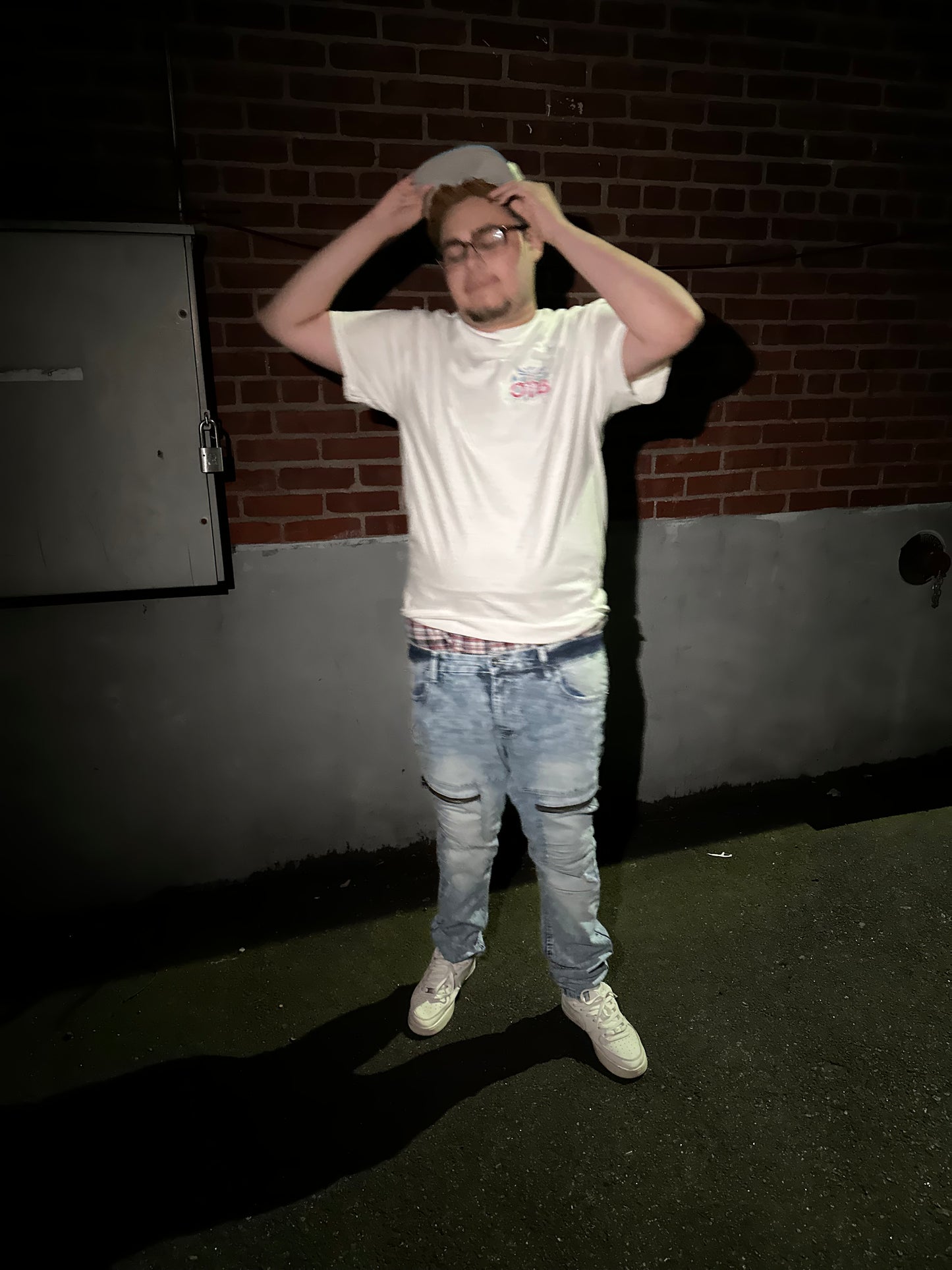 OTB faded white t shirt