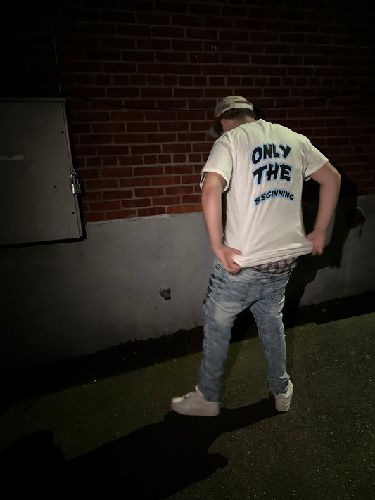 OTB faded white t shirt
